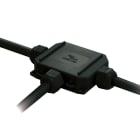 RAYTECH - Bob 3 Nero - Mini cassetta di giunzione a T extra compatta pre-riempita in gel, CF 1 PZ, IP68.