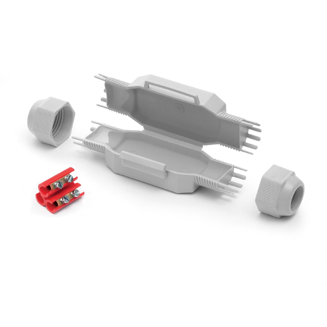 RAYTECH - DINO 6 Giunto in Linea IP68/69 Extra-Compatto Preriempito in Gel 3X6 + MORS CF 1 PZ.