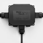 RAYTECH - Fox Box 3 Nera Cassetta di giunzione IP68/69 a 3 vie preriempita in gel Fox Box 3 Nera Cassetta IP68 Gel.