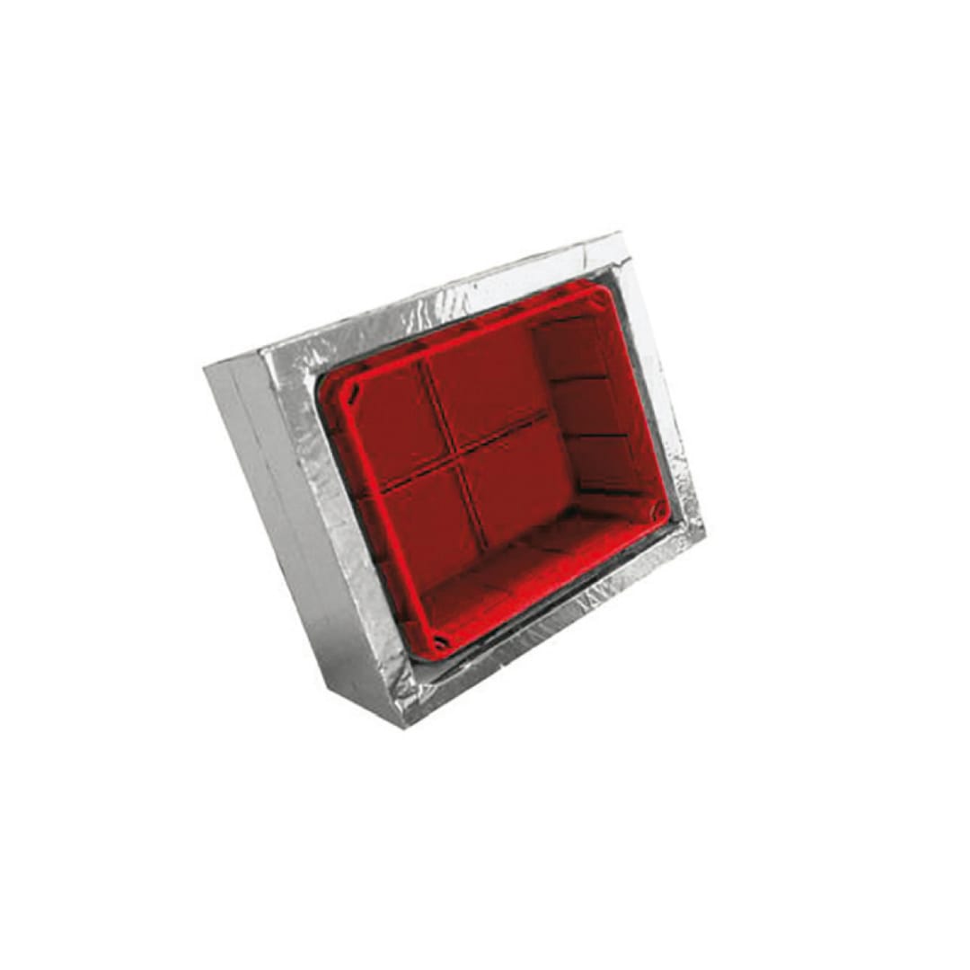 RAYTECH - Copertura antifiamma per cassette e scatole da incasso FSCC 150 150X120X75.