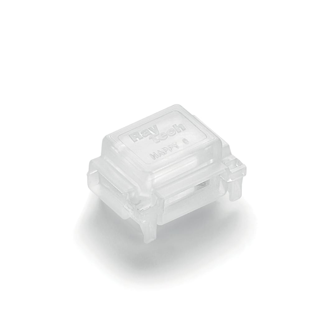 RAYTECH - Happy 0 Gelbox Trasparente per Morsetti (Confezione da 4 Pz.) - Accessorio IPX8 pre-riempito in gel per morsetti tensione 450/750 V CF 4 Pz.
