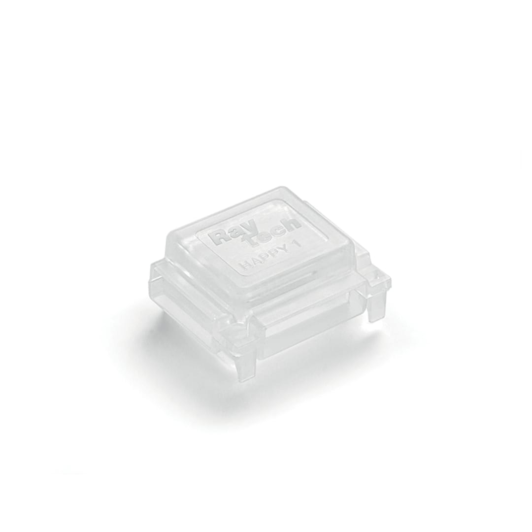 RAYTECH - Happy 1 Gelbox Trasparente per Morsetti (Confezione da 2 PZ) - Accessorio IPX8 pre-riempito in gel per morsetti tensione 450/750 V CF 2 PZ TR.
