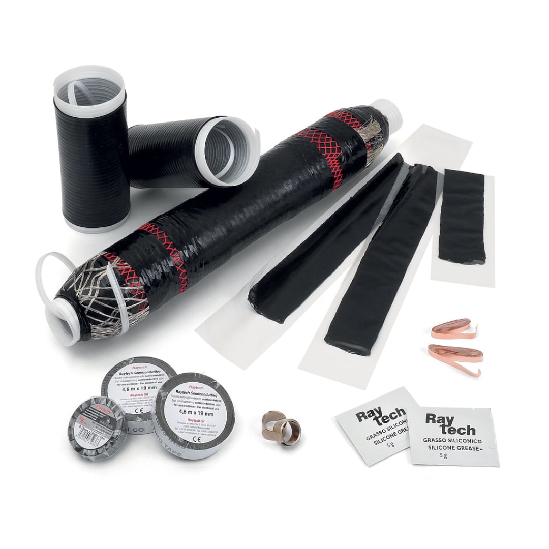 RAYTECH - JMAUTO 30/185-1 - Giunto autorestringente unipolare monoblocco 36 kV per giunti auto unipolari.