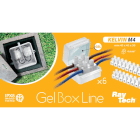 RAYTECH - Kelvin 6 pz. + 24 morsetti tipo MAMMUT da 4 mmq - Accessorio IPX8 preriempito in gel con morsetti tensione 450/750 V.