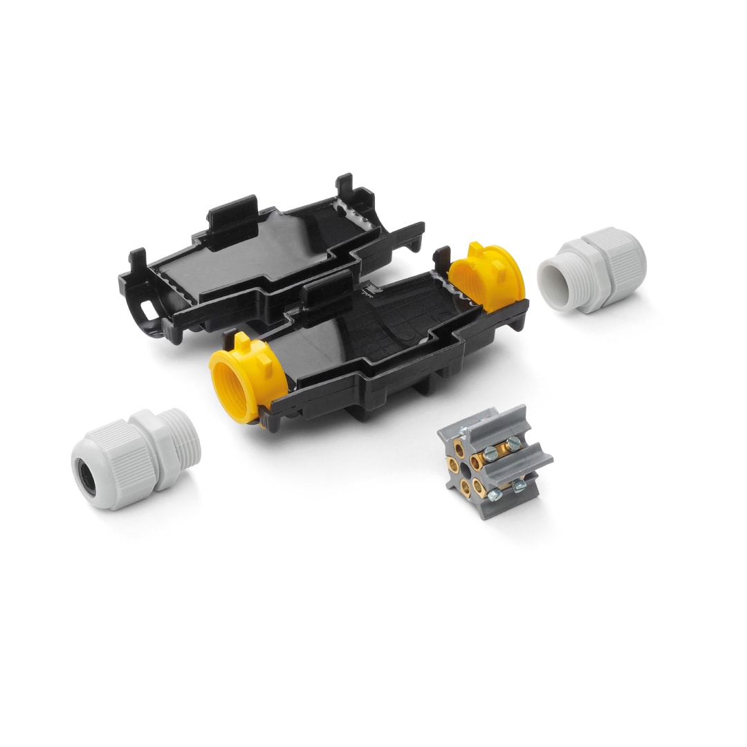 RAYTECH - Giunto in linea IP68/69 pre-riempito in gel per RAPID JOINT L1,5-IP68.