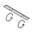 RAYTECH - MCA-SUP Kit di supporto per cavi scaldanti, grondaie e pluviali.