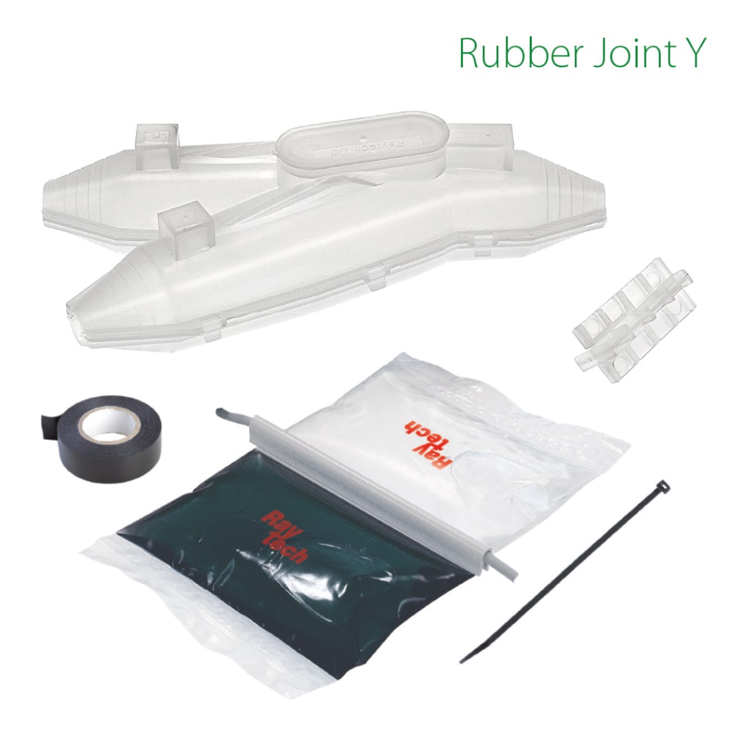 RAYTECH - Rubber Joint Y6 Kit Giunto/Muffola Deriv con Gomma per Colata.