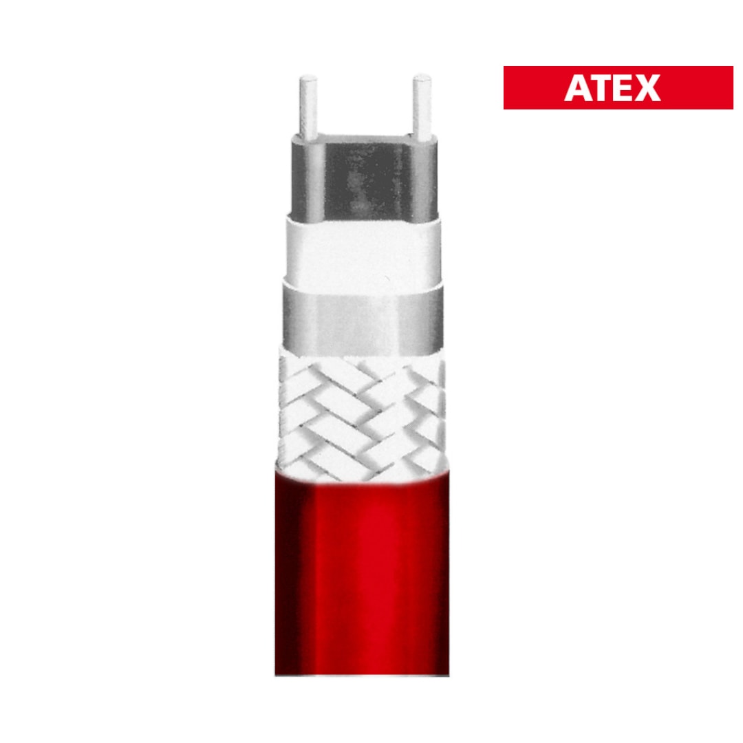 RAYTECH - MCA10-I-FF - Cavo scaldante autoregolante ATEX per alte temperature 30 W/m a 10°C - guaina in fluoropolimero.