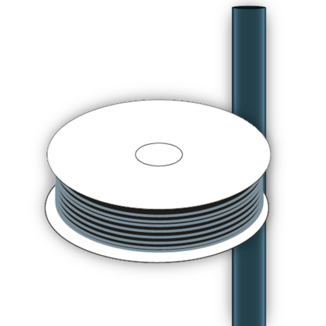 RAYTECH - CGP-TEC- 1.2/0.6-0 NERO - Guaina termorestringente in dispenser a basso spessore.