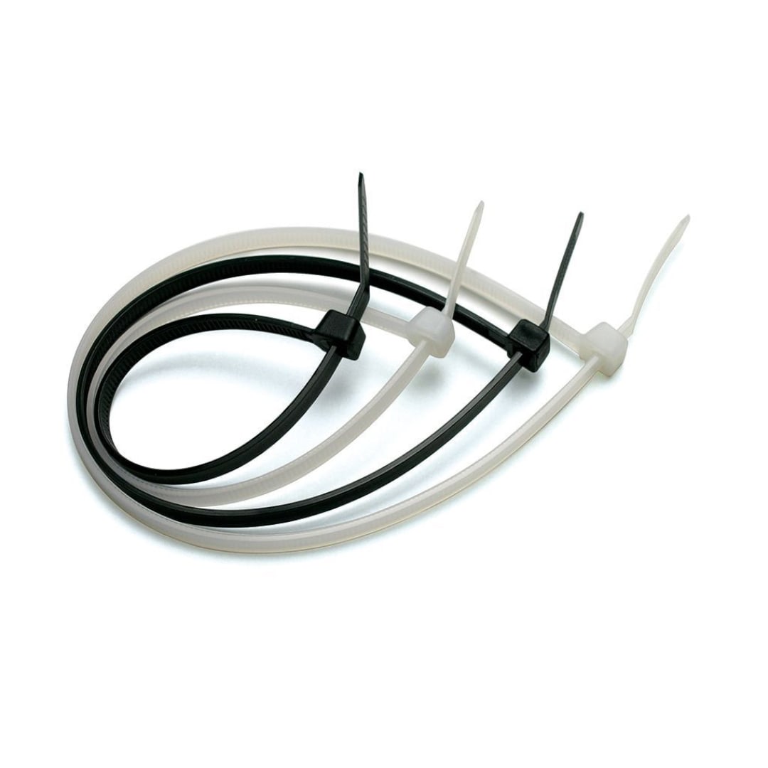RAYTECH - Ray-fasc N 25/98 2,5x98 (Confezione da 100 PZ.) - Fascette per cablaggio Colore nero.