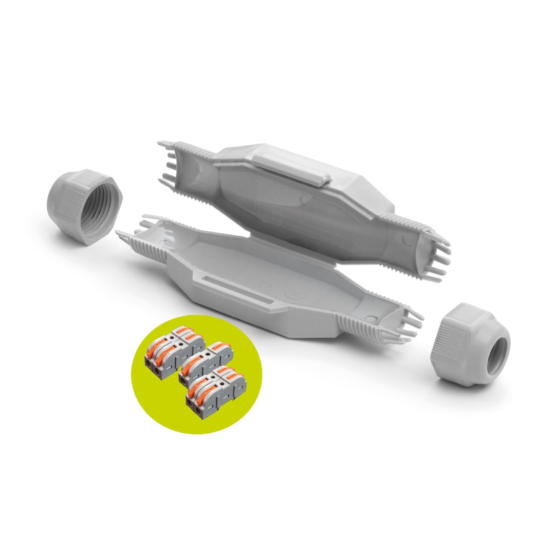 RAYTECH - BETTY EASY (Confezione da 1 PZ.) - Giunto in linea IP68/69 extra-compatto preriempito in gel.