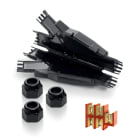 RAYTECH - Dino Nero Giunto Gel Derivato IP68/69 Extra-Compatto Preriempito in Gel Mors (Confezione da 1 PZ.)