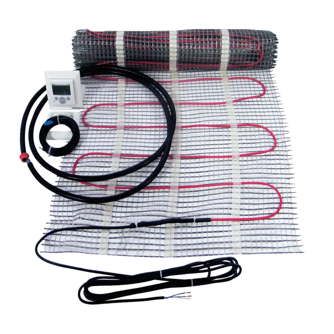 RAYTECH - EASY FLOOR 2 - Tappeto scaldante per pavimenti in piastrelle e marmo 0,5 x 2 m 150 W con cronotermostato. EASYFLOOR2