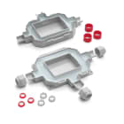 RAYTECH - FOX BOX 3 - Cassetta di giunzione IP68/69 a 3 vie preriempita in gel.