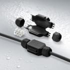 RAYTECH - FRED NERO (Confezione da 1 PZ.) - Giunto in linea IP68/69 extra-compatto preriempito in gel. FRED-N