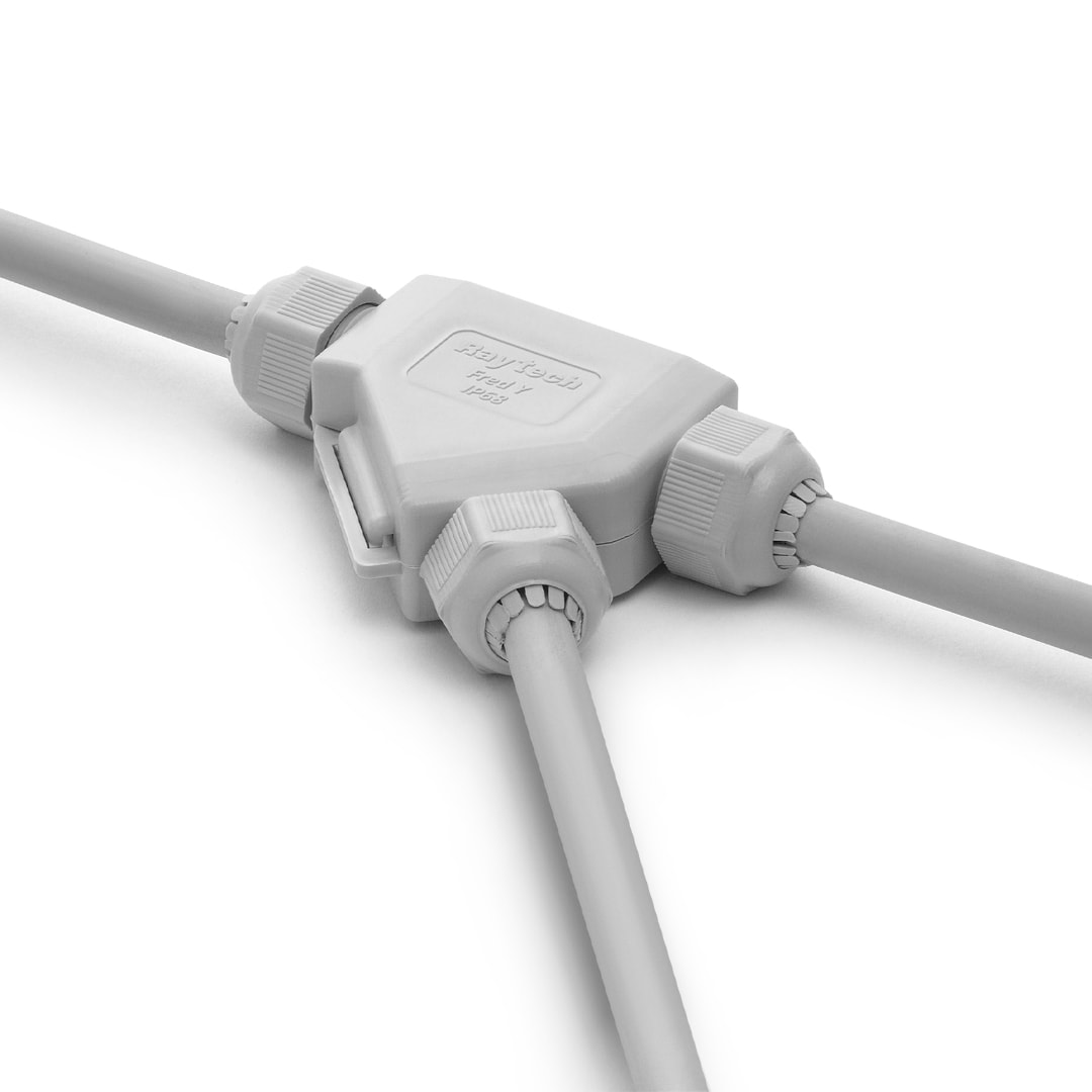 RAYTECH - FRED Y (Confezione da 1 PZ.) - Giunto derivato IP68/69 extra-compatto preriempito in gel.