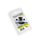 RAYTECH - FRED 4 NERO (Confezione da 1 PZ.) - Giunto in linea IP68/69 extra-compatto preriempito in gel.
