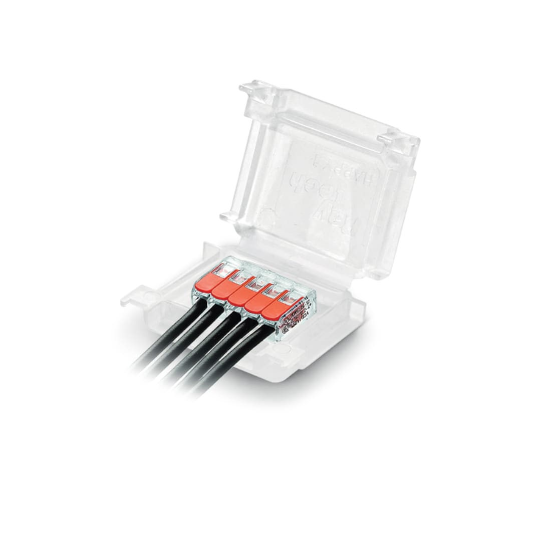 RAYTECH - HAPPY JOINT 5 GELBOX CON MORSETTI (Confezione da 2 PZ.) - Accessorio IPX8 con morsetti tensione 450/750 V