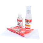 RAYTECH - Kit composto da spray igienizzante multiuso 125 ml e gel mani igienizzante 80 ml, con alcol 70% 80 ml, kit4you - kit igienizzanti.