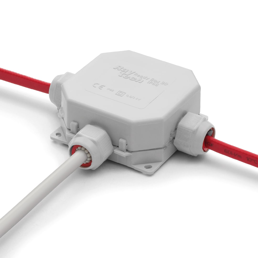 RAYTECH - MCA BOX 3 - Cassetta di giunzione con morsettiera, per cavo scaldante autoregolante 3 vie. MCABOX3