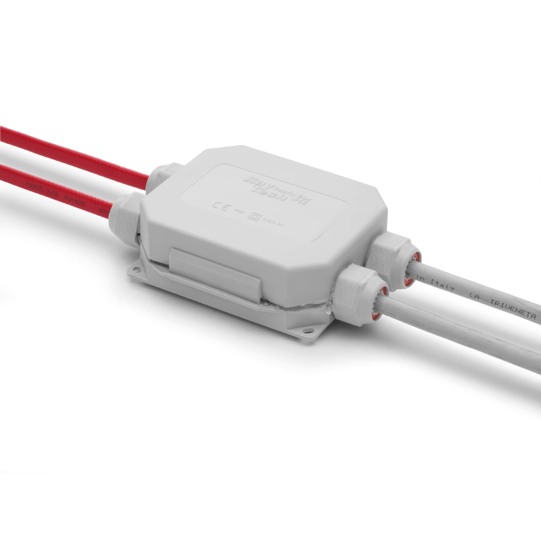 RAYTECH - MCA BOX 4 - Cassetta di giunzione con morsettiera, per cavo scaldante autoregolante 4 vie.