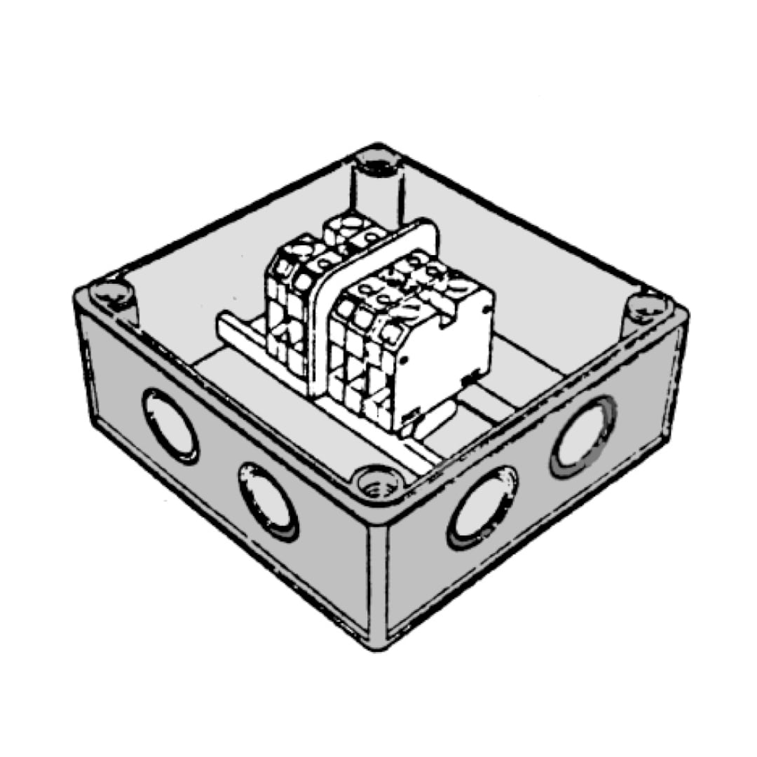 RAYTECH - MCA-SG - Accessorio per cavi scaldanti, cassetta con morsettiera.
