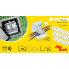 RAYTECH - PASCAL 12 PZ. + 36 MORSETTI TIPO MAMMUT DA 2,5 MMQ - Accessorio IPX8 preriempito in gel con morsetti tensione 450/750 V