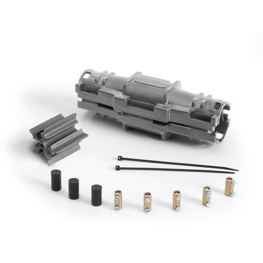 RAYTECH - KING JOINT L10 - Giunto cilindrico in linea IPX8 preriempito in gel.