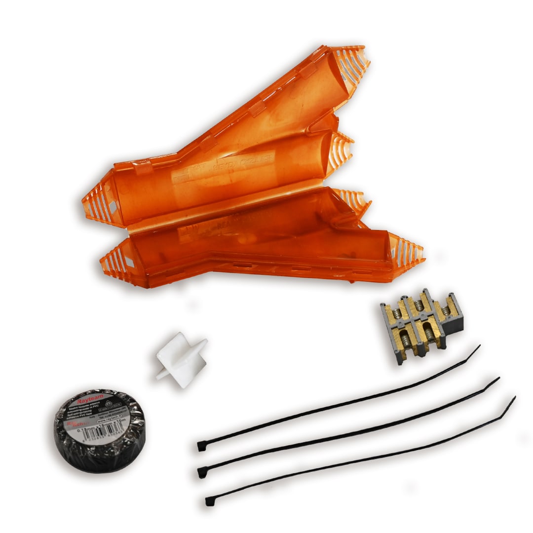 RAYTECH - READY CAST Y6 - Giunto di derivazione a Y IP68 con resina.