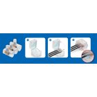 RAYTECH - WATT 10PZ. + 30 TERMINALI DA 2,5MMQ - Accessorio IPX8 preriempito in gel con morsetti tensione 450/750 V