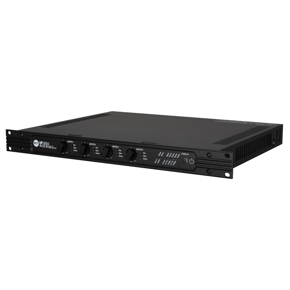 RCF - Unita di potenza 100V UP 8504 amplificatore digitale 4 x 125 W.