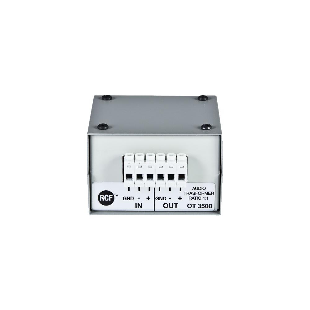 RCF - Trasformatore audio di bilanciamento OT 3500 di isolamento.