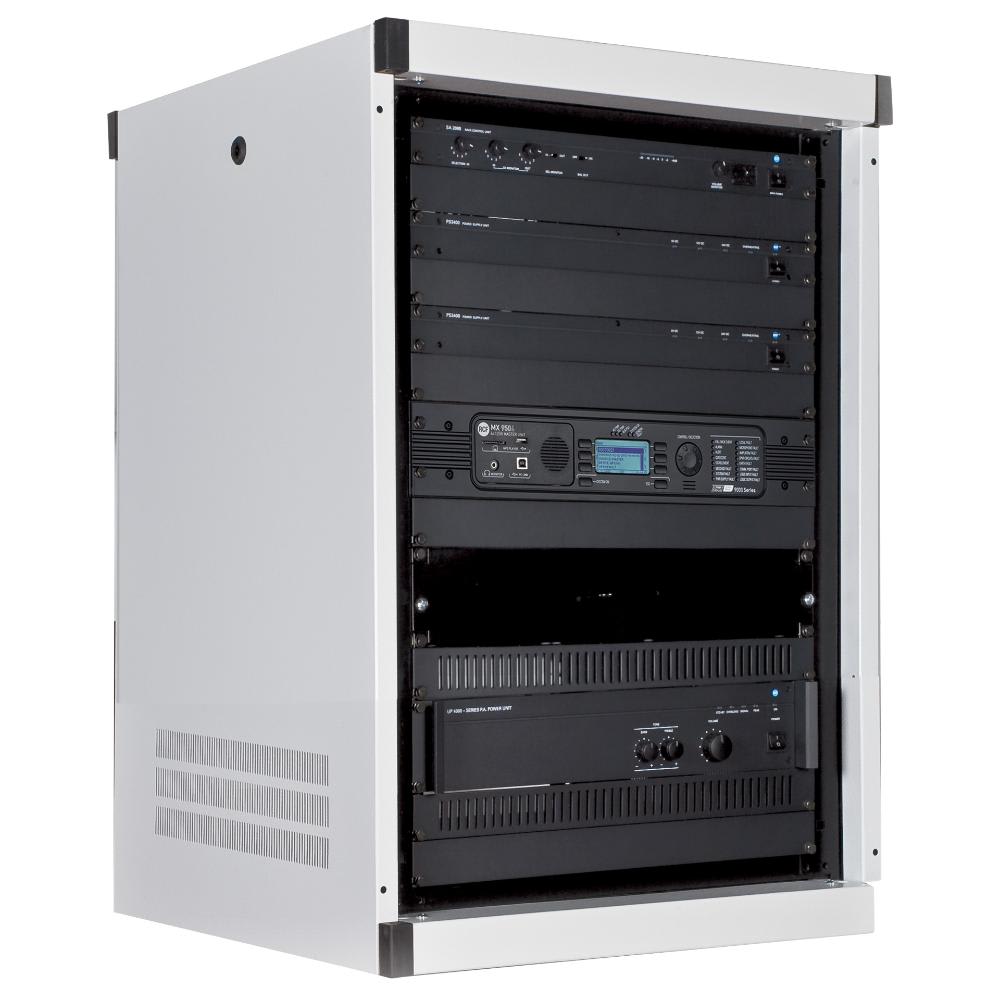 RCF - Armadio ventilato 19" con ruote girevoli CR 2615FV 15U.