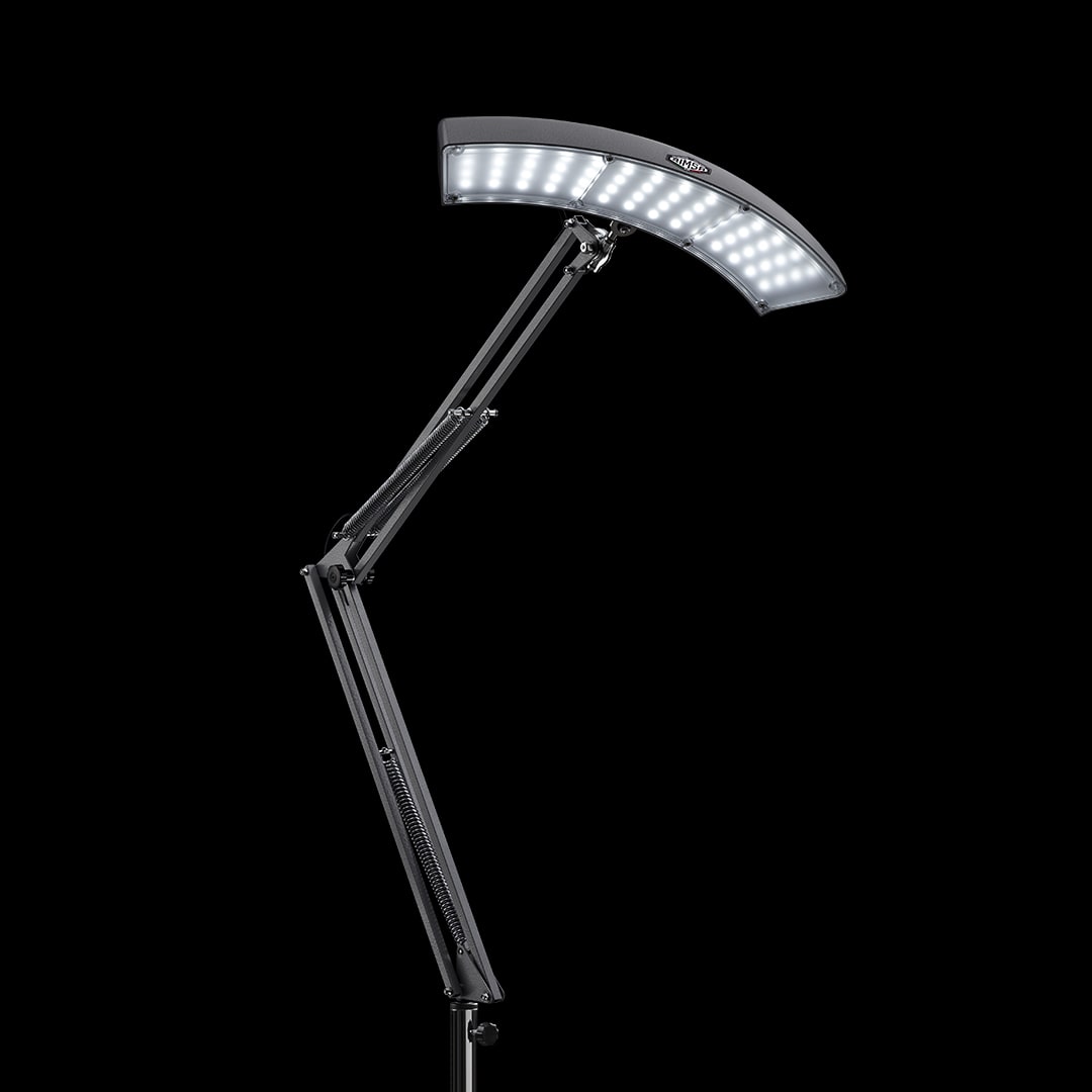 RIMSA P.LONGONI - LAMPADA 166-LED BIANCO MARTELLATO CON S1