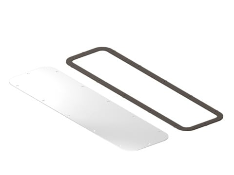 RITTAL - AX FLANGIA DI FONDO 534X149