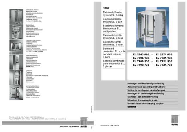 RITTAL - EL CONTENIT.DA PARETE 3TLG 9HE