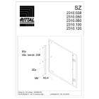 RITTAL - SZ 20 PROFILI FORATI L698MM