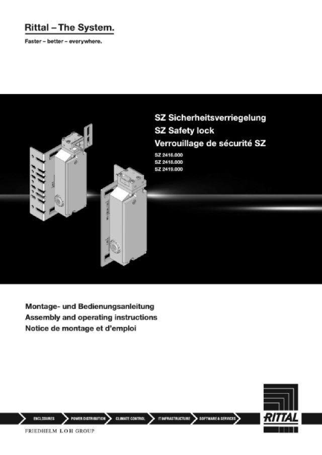 RITTAL - SZ BLOCCO SICUREZZA PORTA 24V
