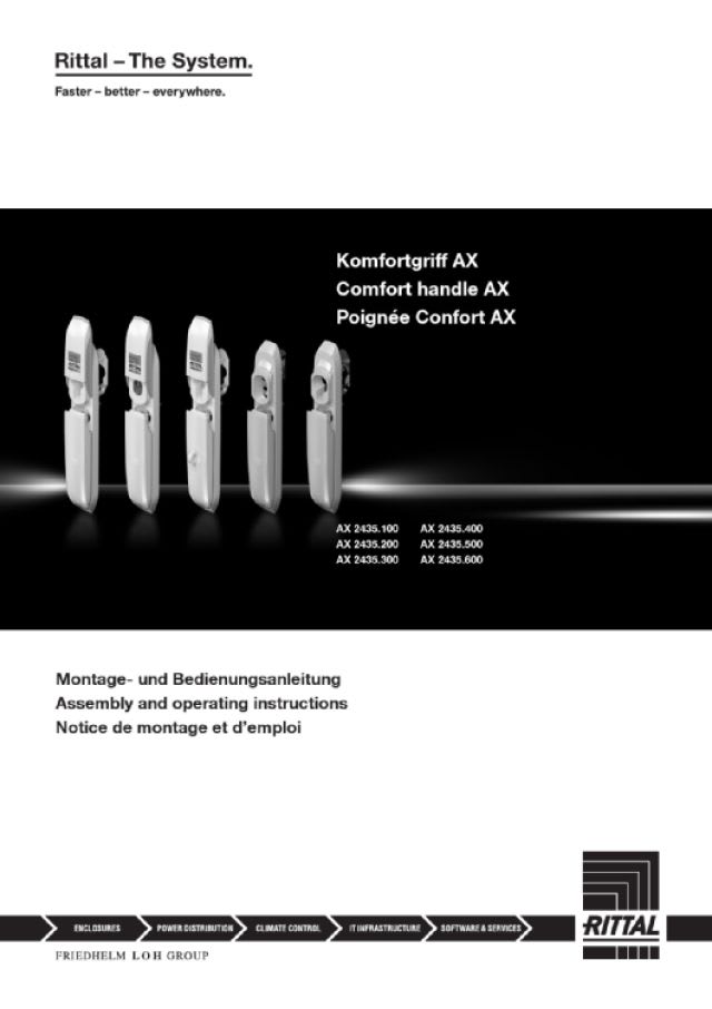 RITTAL - AX MANIGLIA MANIGLIA COMFORT