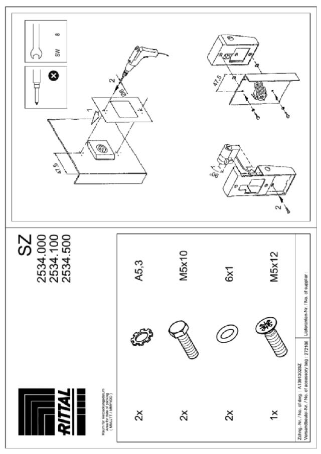 RITTAL - SZ CHIUSURA CON INSERTO CILINDRICO