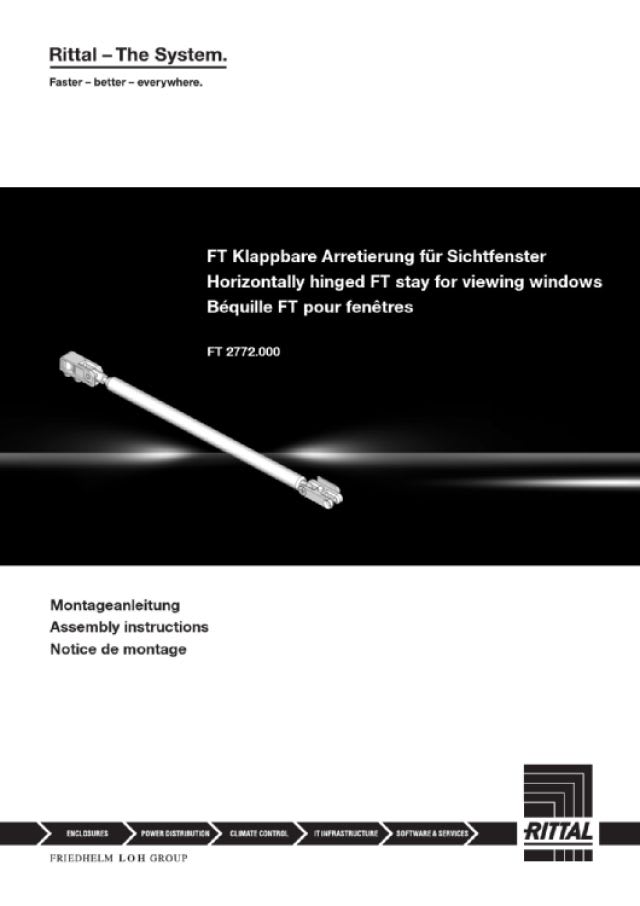 RITTAL - FT 2 ARRESTI FINESTRA APERTA