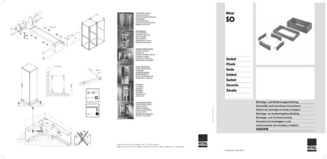 RITTAL - PS ZOCCOLO PER PULPITO UNIVER. 600X100X5