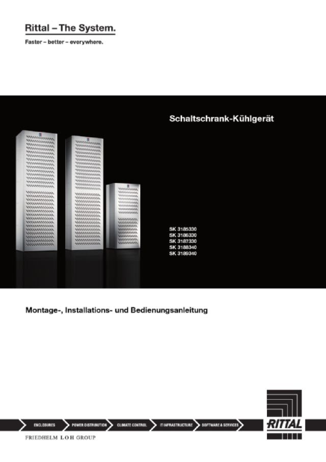 RITTAL - Condizionatore da parete Blue e+ outdoor, 3800 W