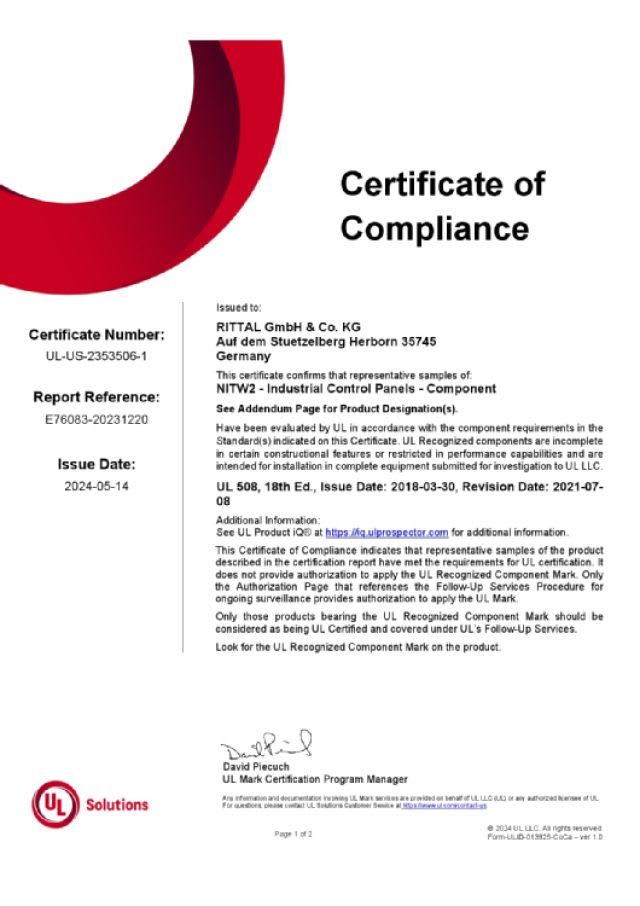 RITTAL - FELTRO POL.PER 3237.7XX IP54 (CONF 5 PZ)