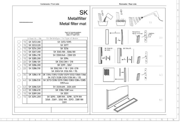 RITTAL - Feltro metallico per SK 3184.800/3184.840