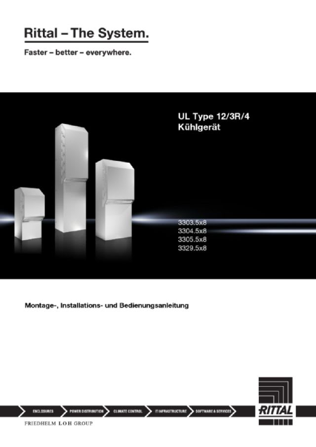 RITTAL - RTT NEMA3R/4 1500W 230-1-50/60 RAL7035
