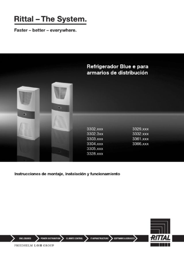 RITTAL - RTT CONDIZIONATORE BLUE DA PARETE 2500W