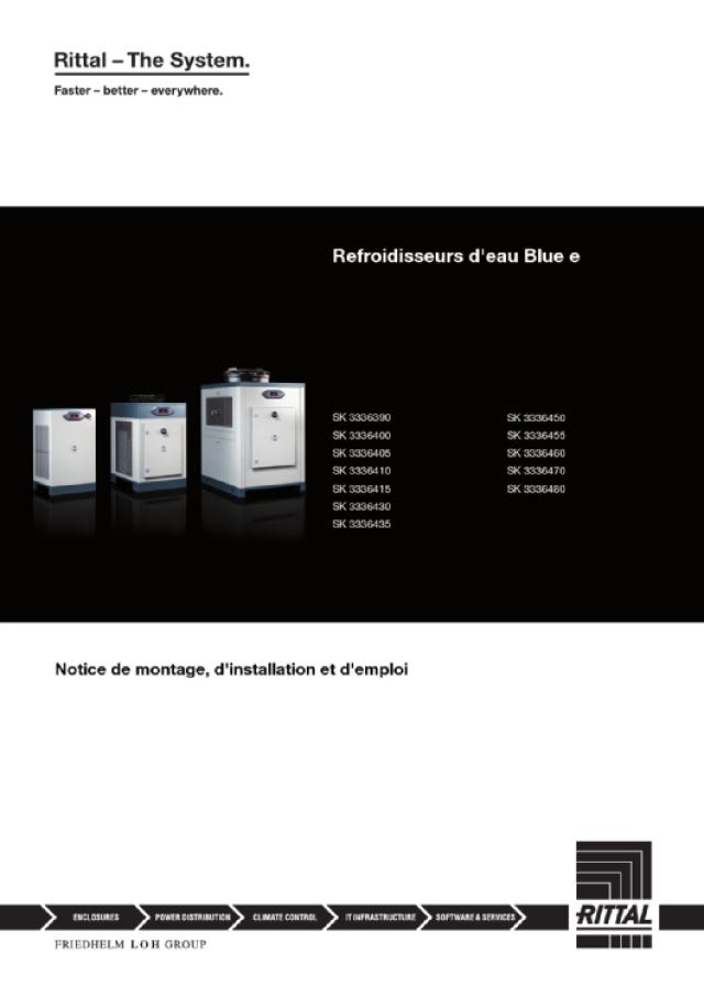 RITTAL - SK BLUE E CHILLER 14 KW, INCL. OPTIONS