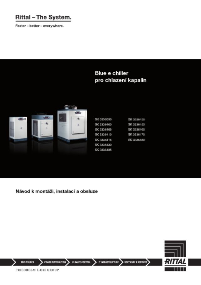 RITTAL - SK BLUE E CHILLER 25 KW, INCL. OPTIONAL