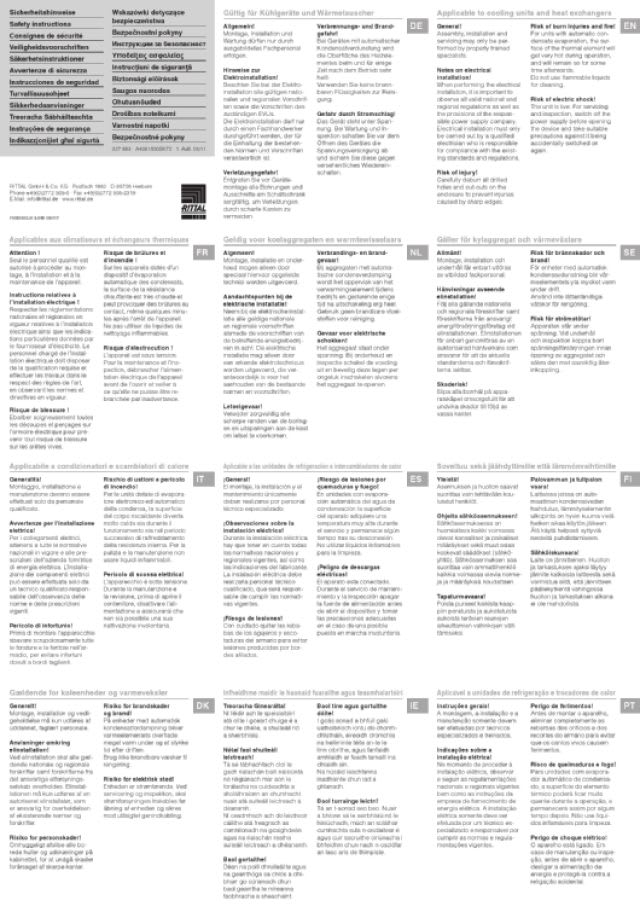 RITTAL - RTT COND 750W 230-1-50/60 INOX